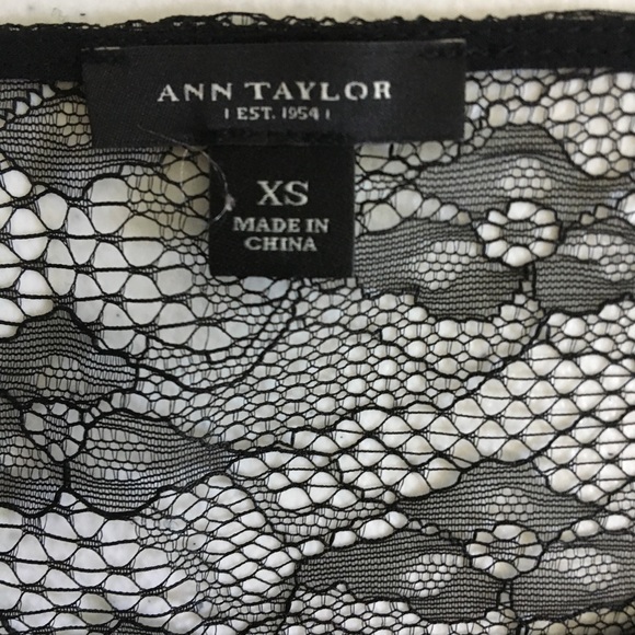 Ann Taylor Sheer overlay sz XX color black - Picture 5 of 8